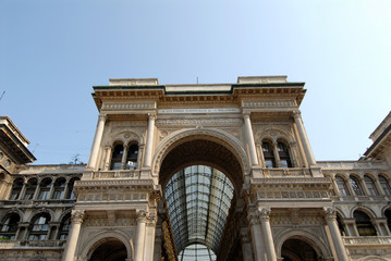 Fototapeta na wymiar Galleria Vittorio Emanuele w Mediolanie