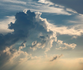 Sunset sky background