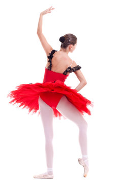 ballerina in a ballet position