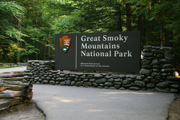 Obraz premium GSMNP entrance