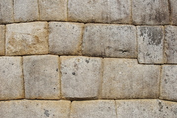 Carefully placed stones on Machu Picchu
