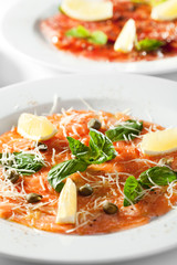 Salmon Carpaccio