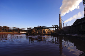Fototapeta premium factory on enriching of iron-stone