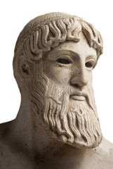Portrait of a greek god