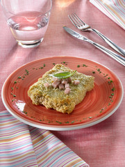 gâteau d'épeautre au fromage de chèvre