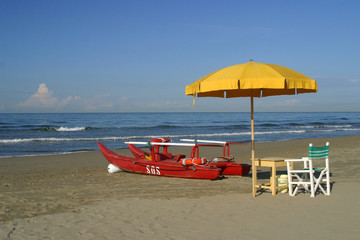 forte dei marmi, ombrellone bagnino © federico neri