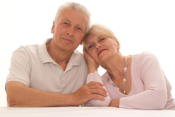 elderly couple together