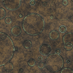 old grunge canvas with rings