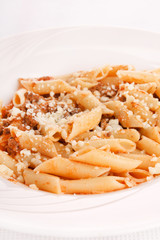 tasty pasta with cheese