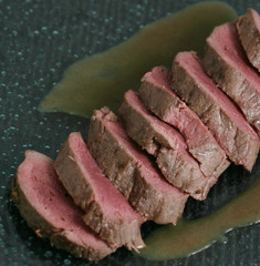 Filet de boeuf purée topi