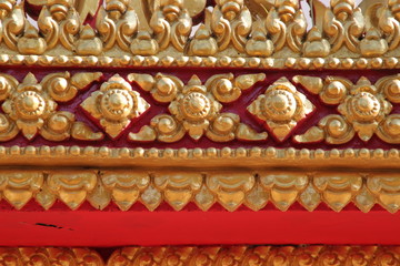 art on gable, Wat Don Ngoa, Borabue, Mahasarakam