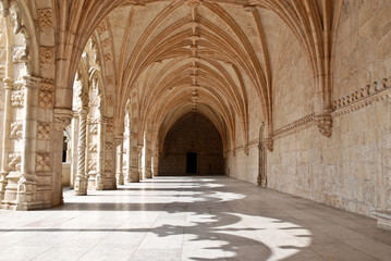 Fototapeta na wymiar Klasztor Hieronimitów w Belém, Lizbona, Portugalia.