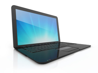 Thin Stylish Black Laptop