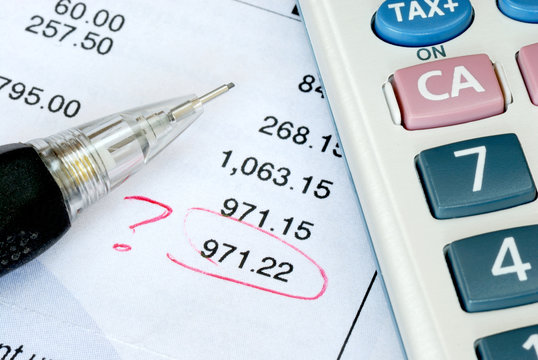 Find a mistake when auditing the financial statement