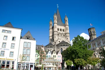 Wandaufkleber Köln Altstadt © EwaStudio