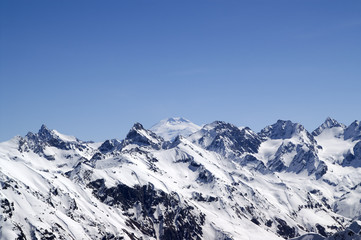 Fototapeta na wymiar Caucasus Mountains. Elbrus.