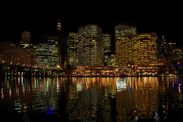 Darling Harbour Night Scene