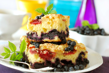 blueberry cake