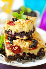 blueberry cake