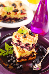 blueberry cake