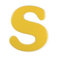 yellow font - S