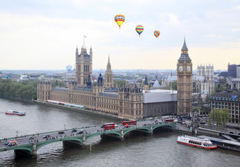 Widok z lotu ptaka miasta Londyn - 24310937