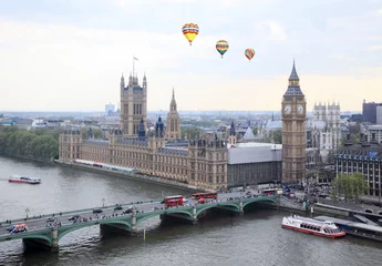 Photo sur Plexiglas Londres Aerial view of city of London