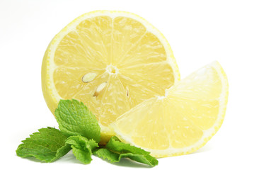 Lemon and mint