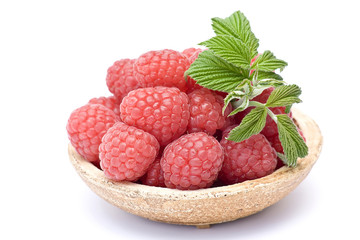 fresh raspberries