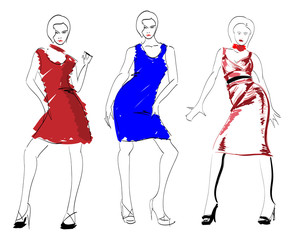 SKETCH. fashion girls