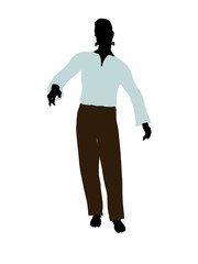 Frankenstein Illustration Silhouette