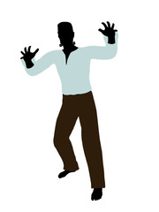 Frankenstein Illustration Silhouette