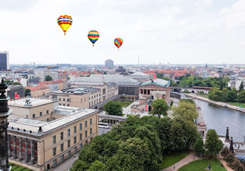 aerial view of central Berlin