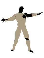 Male Mummy Illustration Silhouette