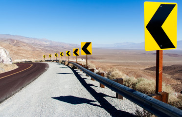 Death Valley NP: Sharp Curve