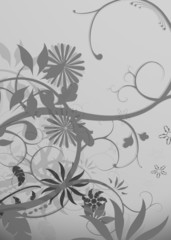 Ornate swirls design