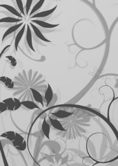 flower swirls design