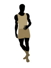 Male Underwear Model Silhouette