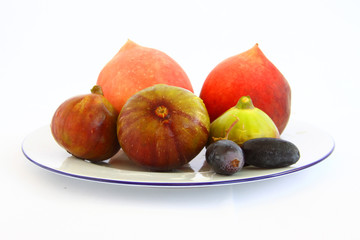 grapes peach figs