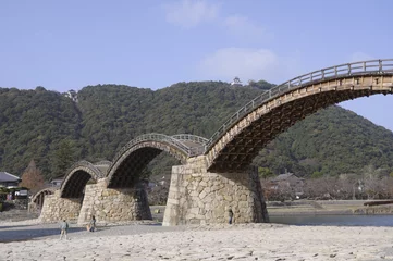 Photo sur Plexiglas Le pont Kintai Pont Kintai --Iwakuni, Yamaguchi, Japon