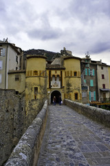 Fototapeta na wymiar village medieval