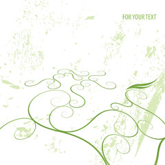 Abstract flowers background with place for your text