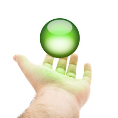 Green Orb Hand