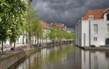 Fototapeta premium Delft Canal