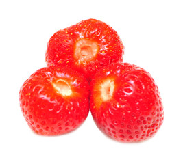 strawberry isolated on white background