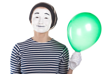 Street mime.