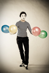Street mime.