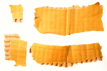 Torn cardboard