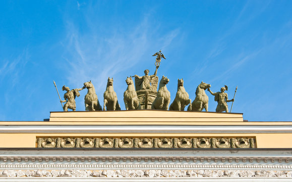 Chariot of Glory  in St.Petersburg, Russia