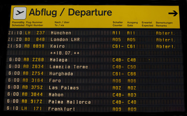 Abflug / Departure 1